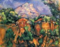 Mont Sainte Victoire 1897 Paul Cezanne Berg
